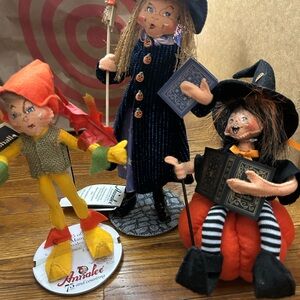 NWT set of 3 Halloween/fall annalee dolls